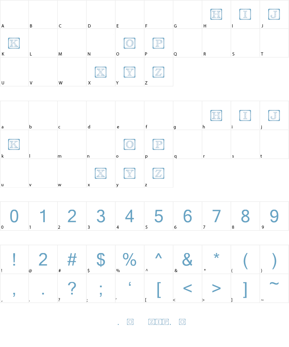 Amin_Radiant Buttons Font Character